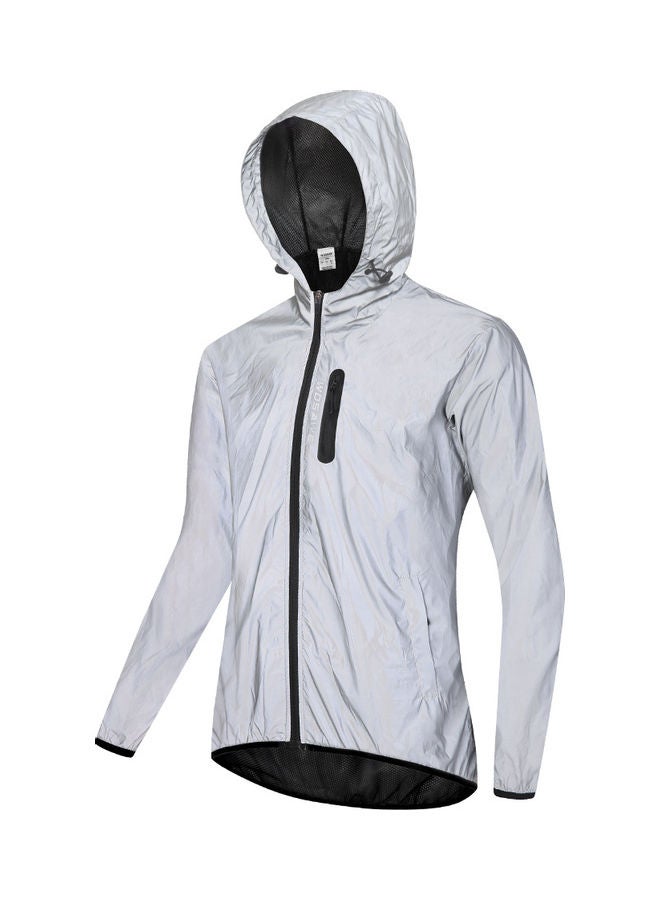 Generic Waterproof Reflective Hooded Jacket  - Image 3