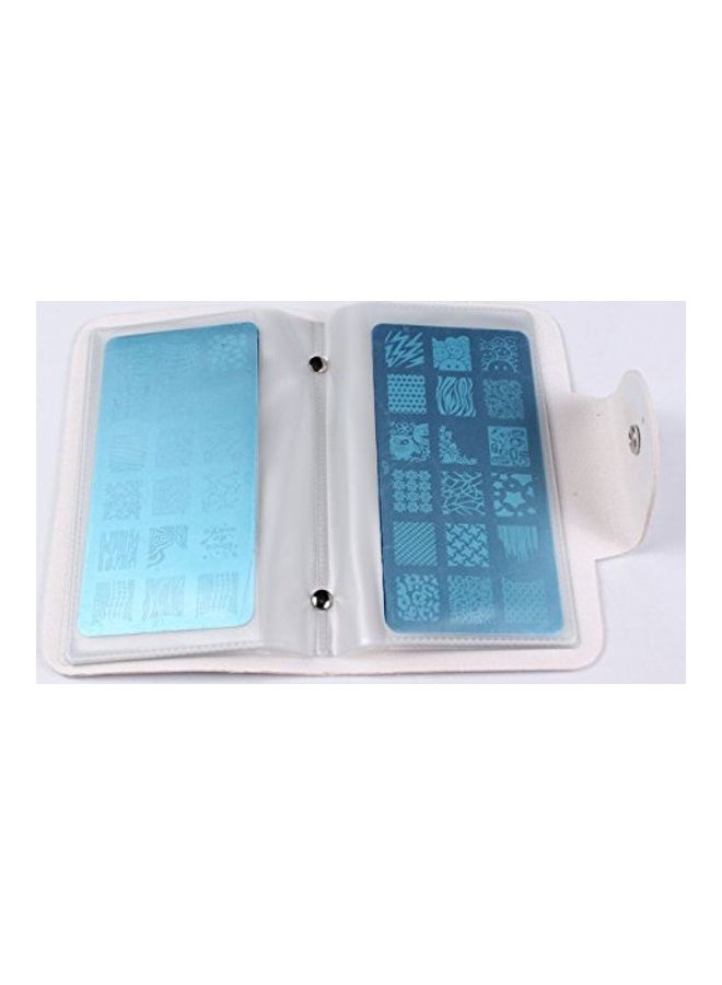 Nail Art Stamp Plate Holder White - Image 4