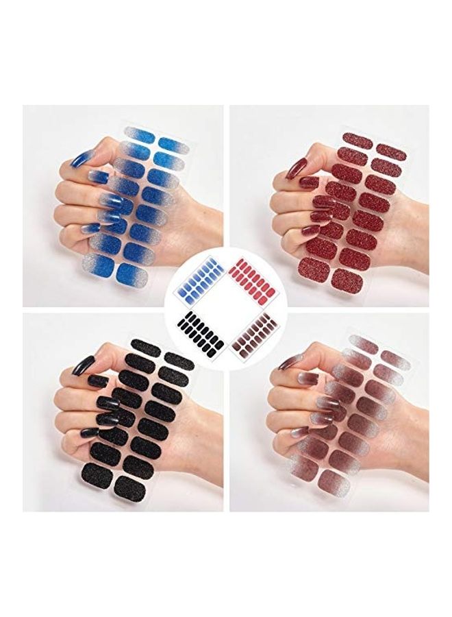Generic - 320 Piece Full Wraps Nail Art Stickers Multicolour - Image 1