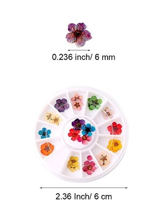 مجموعة ملصقات ملونة لتزيين الأظافر مكونة من 12 قطعة متعدد الألوان - Image 4