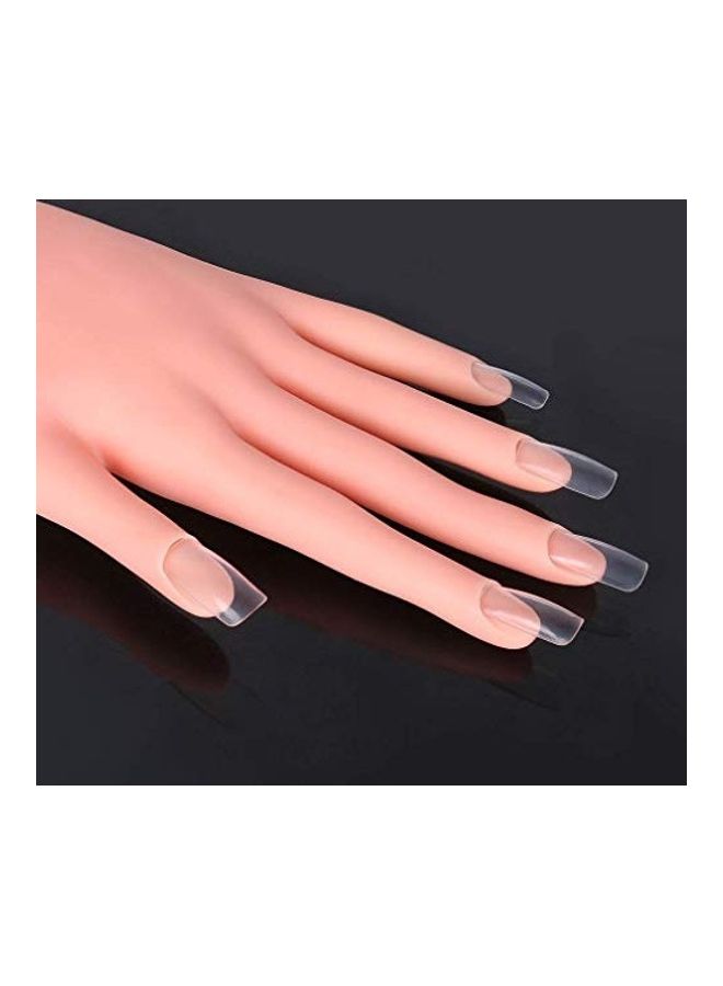 نموذج يد للتدريب على أظافر الأكريليك بيج - Image 3