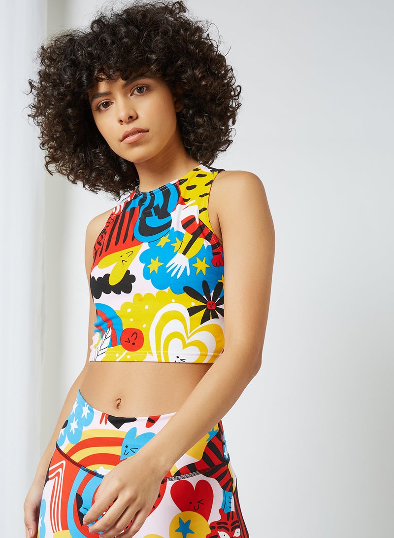 Adidas Sportswear Egle Graphic Top Multicolor  - Image 1