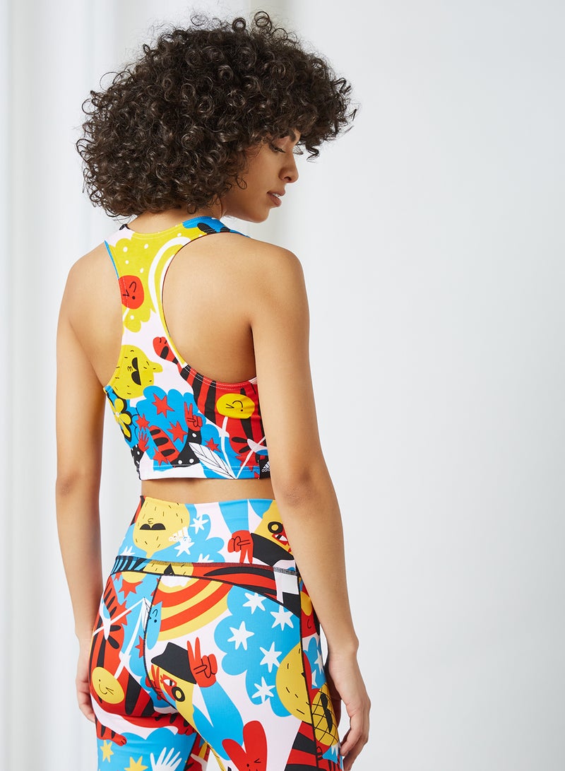 Adidas Sportswear Egle Graphic Top Multicolor  - Image 2