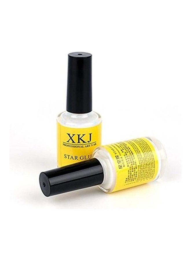 عبوتان من لاصق لتزيين الأظافر بتصميم مرصّع لملصقات القصدير شفاف - Image 4