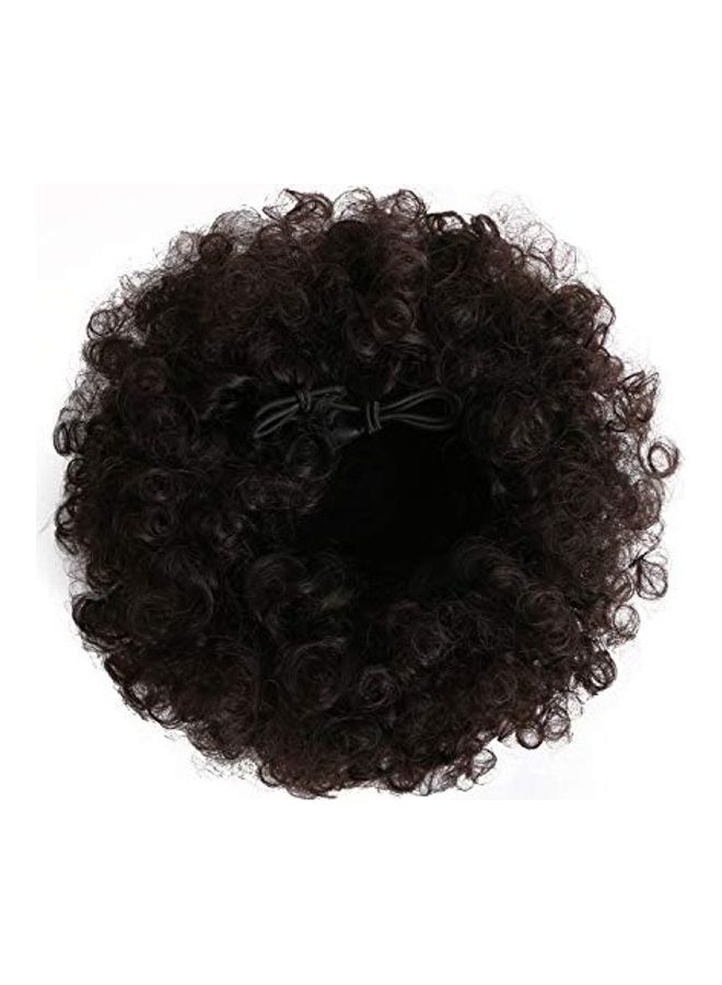 Generic Afro Puff Drawstring Clip On Bun Black - Image 2