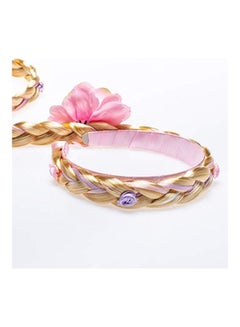 3-Piece Princess Dress up Headband Braided Wigs Multicolour