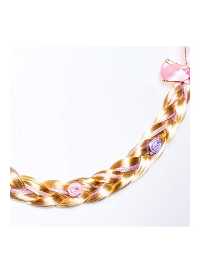 Generic - 3-Piece Princess Dress up Headband Braided Wigs Multicolour - Image 1
