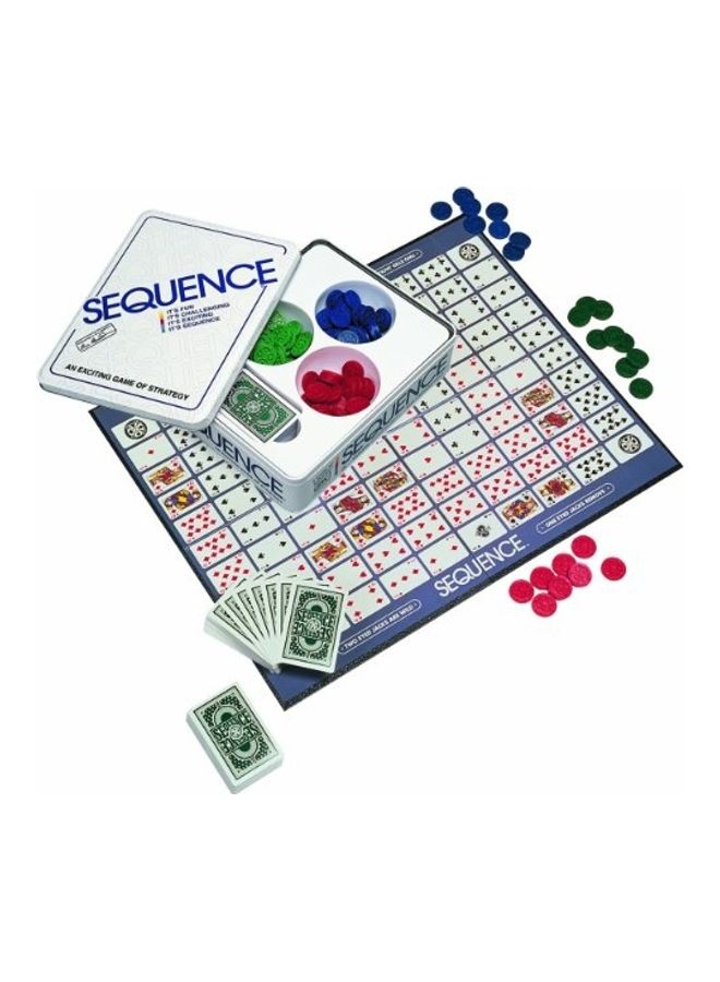 Jax Cards and Chips Sequence Game With Folding Board