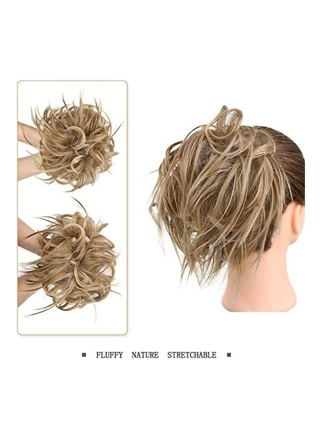 Updo Messy Bun Extension Brown - Image 3