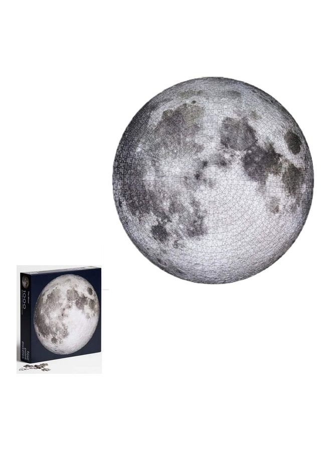 Generic - 1000-Piece Gradient Moon Round Puzzle 18.2 x 16.4 x 6cm - Image 1