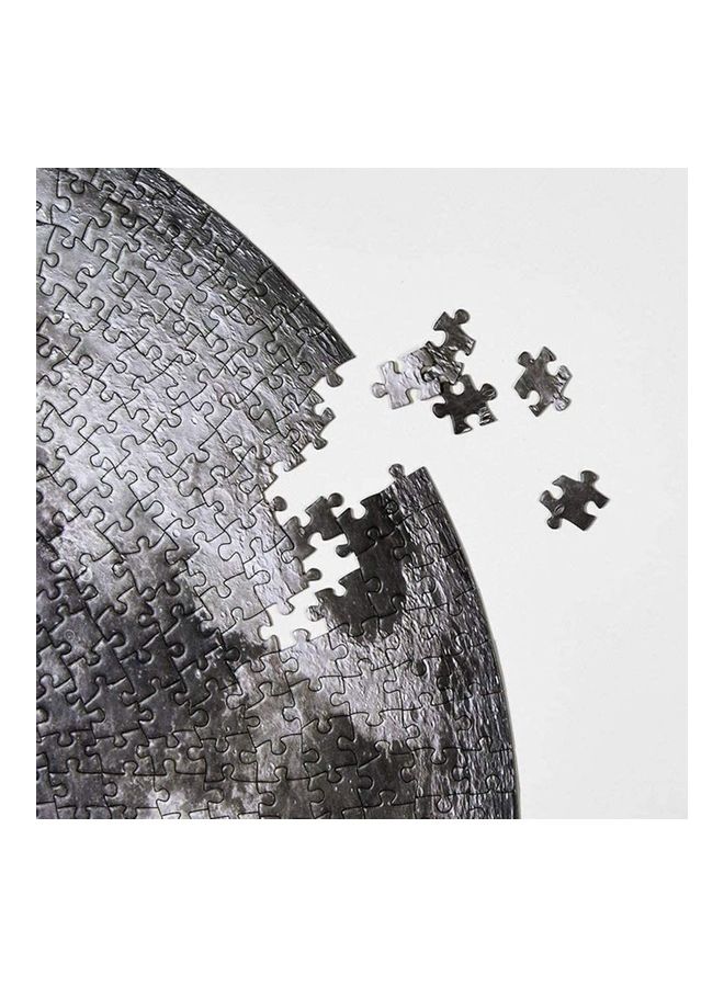 Generic - 1000-Piece Gradient Moon Round Puzzle 18.2 x 16.4 x 6cm - Image 1