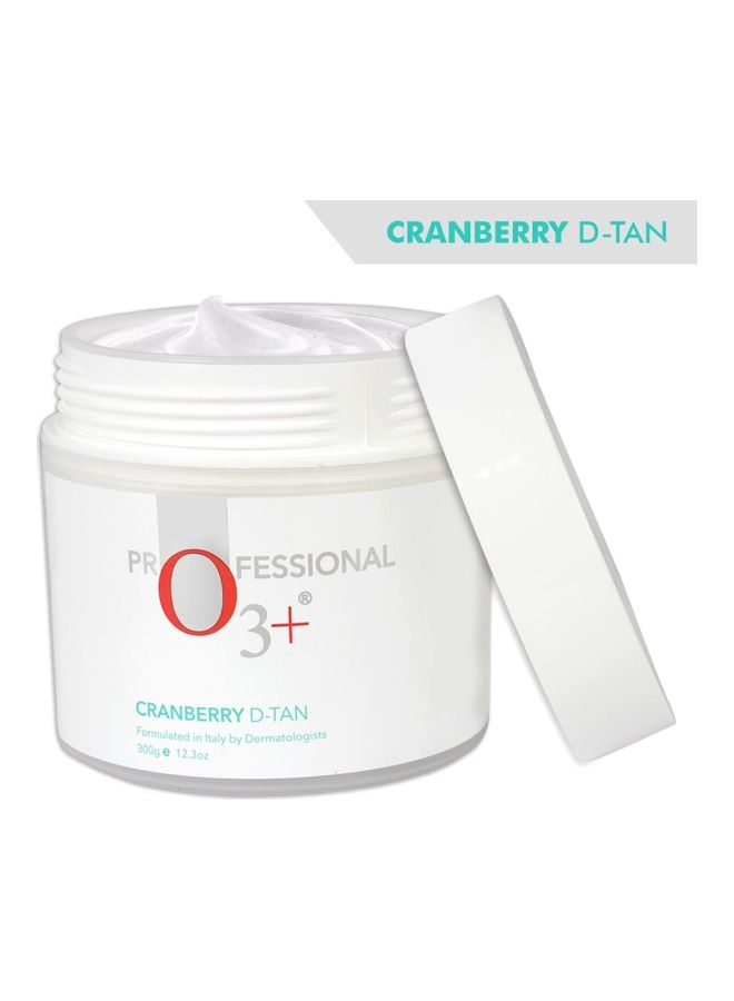 O3+ Cranberry D Tan Cream 300grams - Image 1