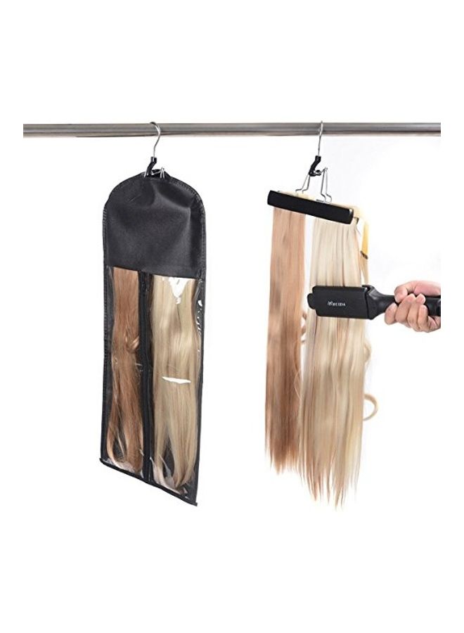علّاقة لوصلات الشعر مع حقيبة حماية محمولة أسود 11x26بوصة - Image 2