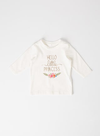 Baby Slogan T-Shirt Snow White - v1615546445/N43358598V_1