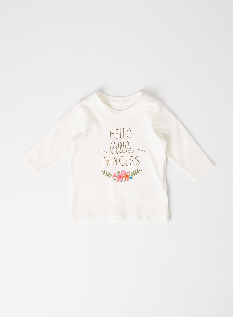 Baby Slogan T-Shirt Snow White