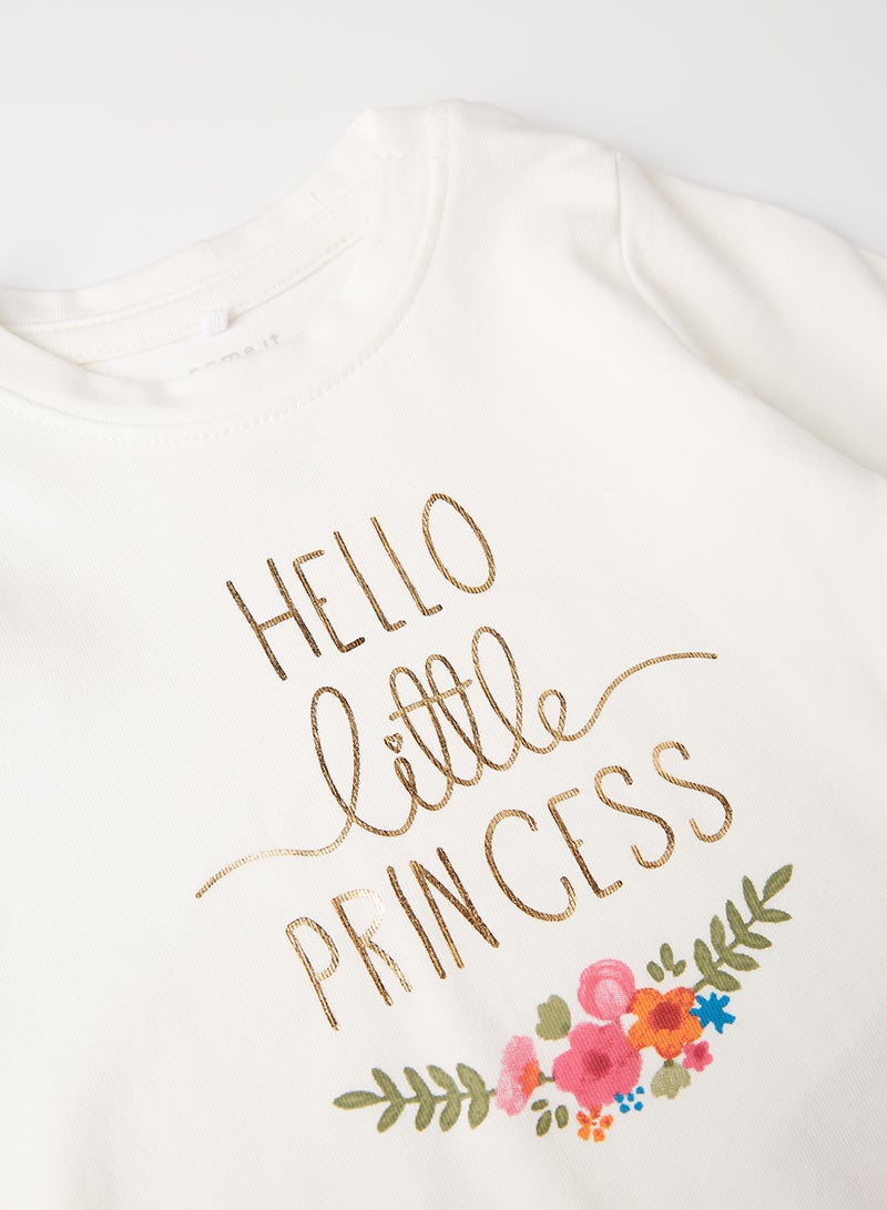 Baby Slogan T-Shirt Snow White