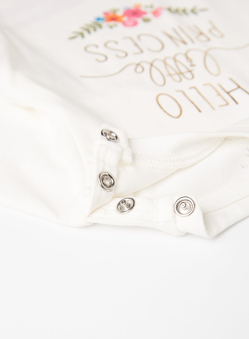 Baby Slogan T-Shirt Snow White