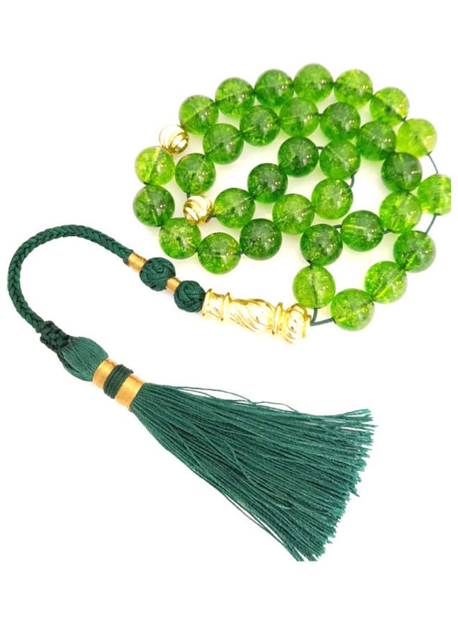 Miracle Empire - Misbaha Ramadan Peridot Quartz Prayer Beads - Image 1