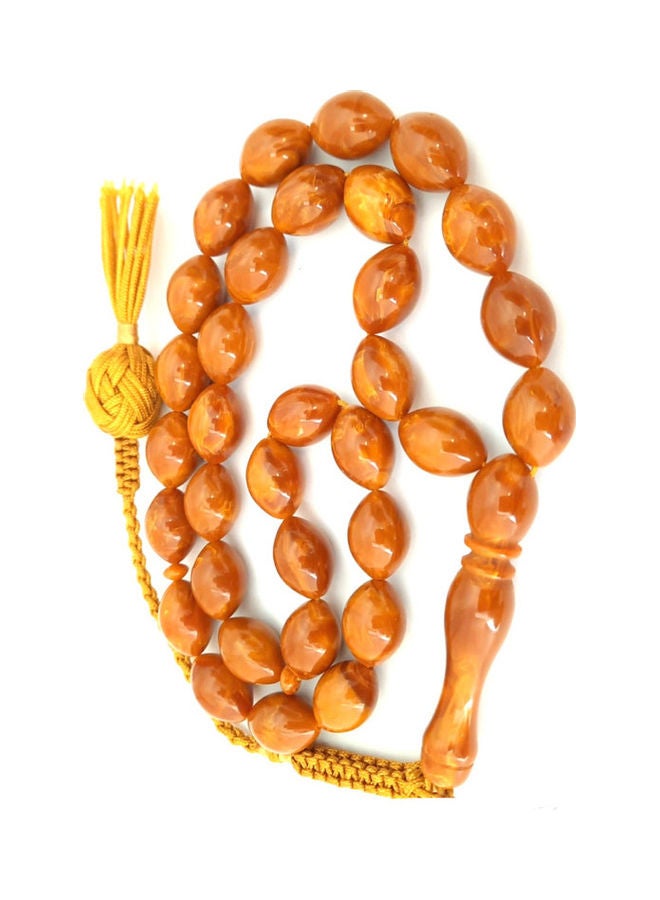 Miracle Empire - Poland Amber Sand Honey Prayer Beads - Image 1