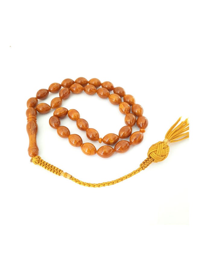 Miracle Empire - Poland Amber Sand Honey Prayer Beads - Image 1