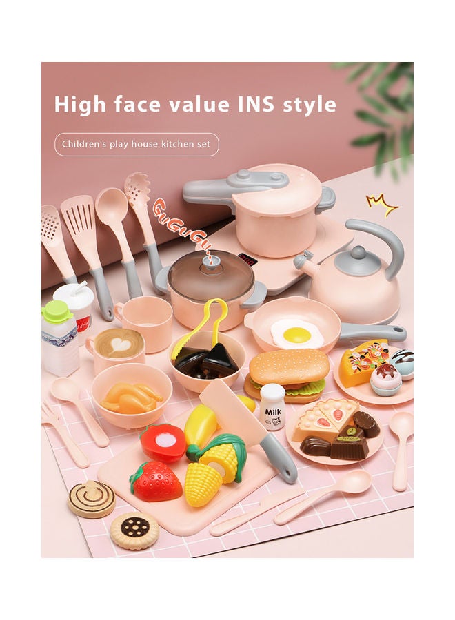 كيدل طقم مطبخ محاكاة الطهي مكون من 54 قطعة - Image 2