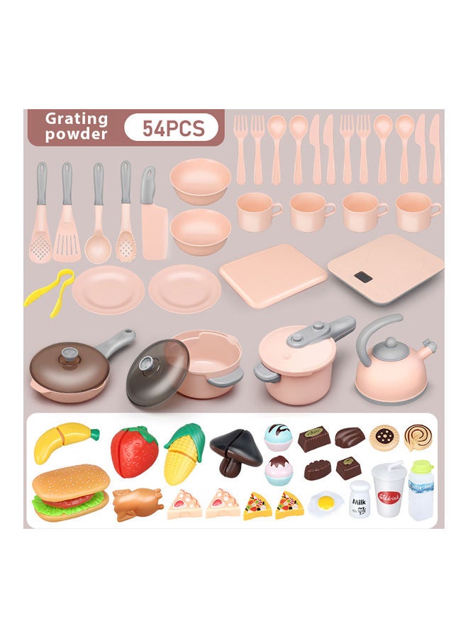 كيدل طقم مطبخ محاكاة الطهي مكون من 54 قطعة - Image 3