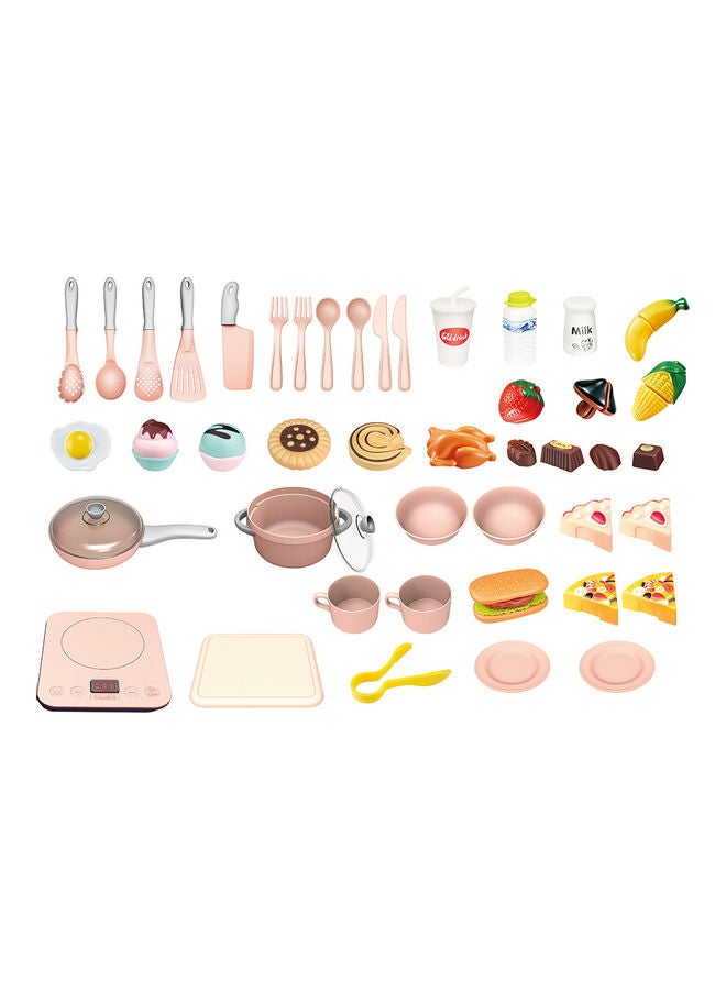 كيدل طقم مطبخ محاكاة الطهي مكون من 54 قطعة - Image 5