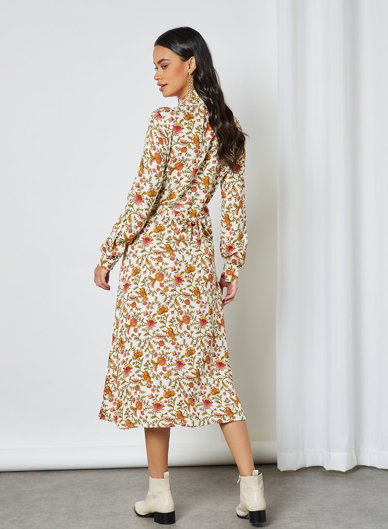 ONLY - Bellis Midi Dress Creme Brûlée - Image 1