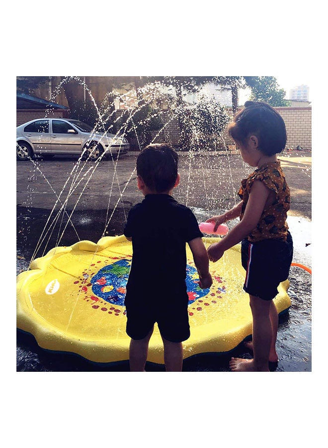 Kidle - Inflatable Outdoor Beach Water Children's Lawn Sprinkler Spray Pool Play Mat 170x170cm - Image 1