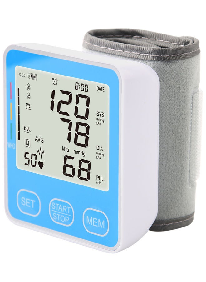 Wrist Type Electronic Blood-Pressure Digital Meter with Heart Rate Detection