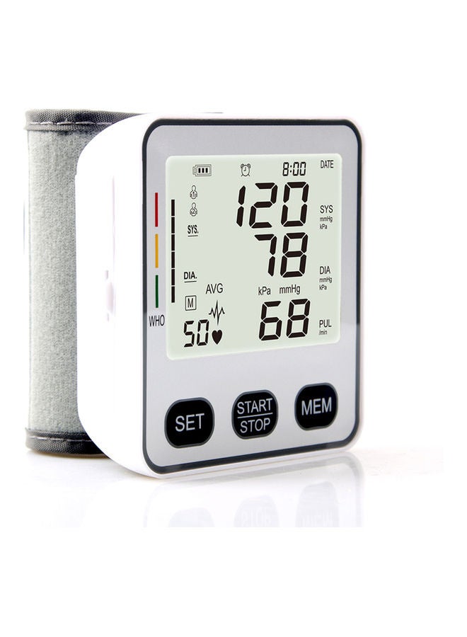 Wrist Type Electronic Blood-Pressure Digital Meter with Heart Rate Detection - Image 4