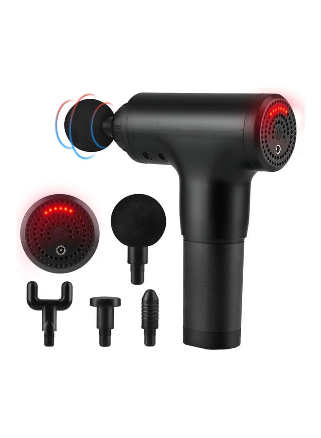 جهاز تدليك الجسم الكهربائي FH-320 المحمول باليد لا يصدر أصواتا مزود ب4 رؤوس مختلفة للتبديل - Image 5