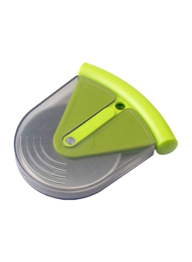 Cool Baby Stainless Steel Pizza Cutter Green/Grey 11.5x10.5cm  - Image 1