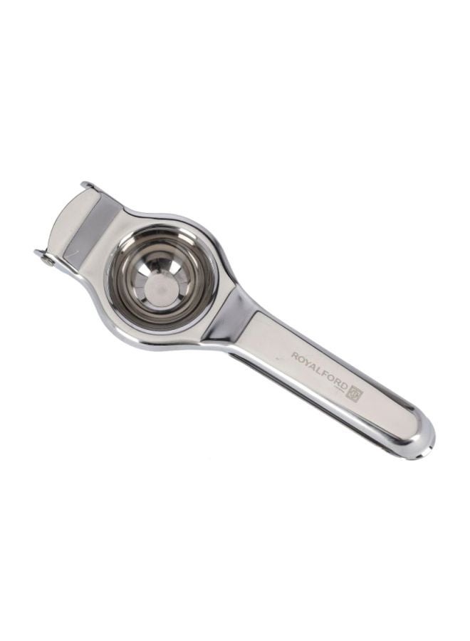 Royalford - Lemon Squeezer With Bottle Opener, Premium Quality Stainless Steel, Dishwasher Safe, Ergonomic Design, Marks And Stain Resistant, Made In India, 24 X 6.6 X 3.2 Cm Silver 24x6.6x3.2cm - Image 1