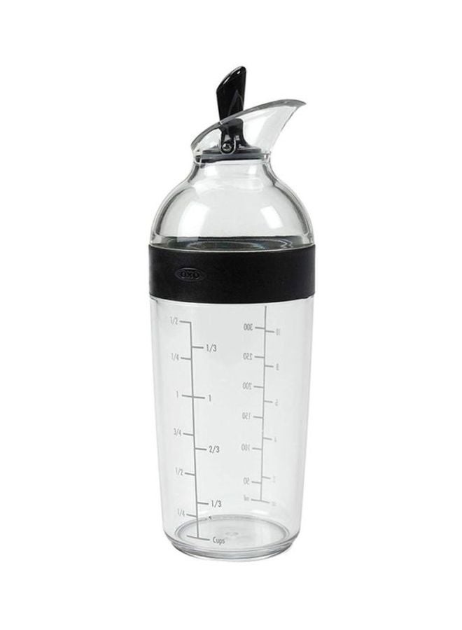 OXO Good Grips Salad Dressing Shaker Black/Clear 4.25x3.15x10.3cm - Image 1