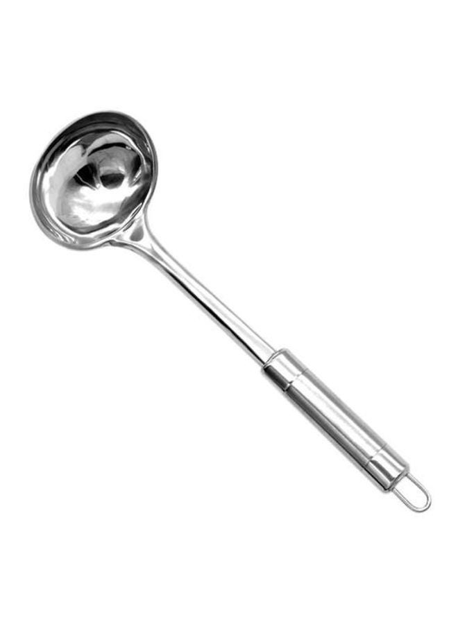 Royalford Royalford RF9852 Stainless Steel Soup Ladle with Tube Handle, Professional Soup Ladle with Long Handle | Kitchen Dining Cutlery Utensil | Ideal for Serving Soup Gravy Sauce Curry & More Silver 31x8.8x3cm  - Image 1
