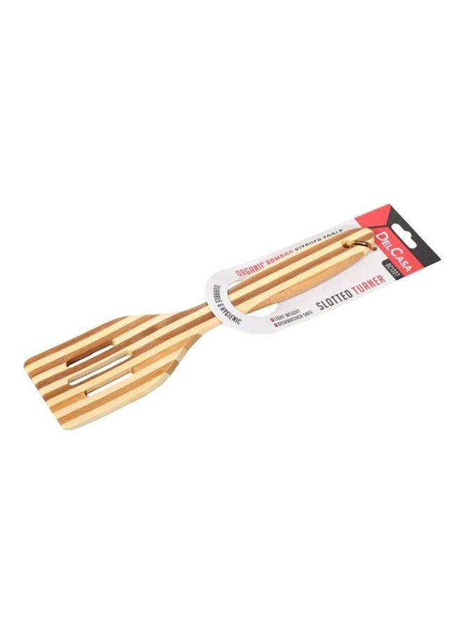 DELCASA Bamboo Durable Slotted Turner Beige 15cm