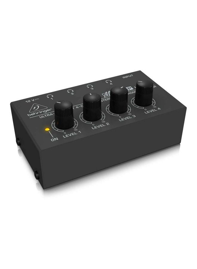 behringer 4-Channel Stereo Headphone Amplifier HA400 Black  - Image 4