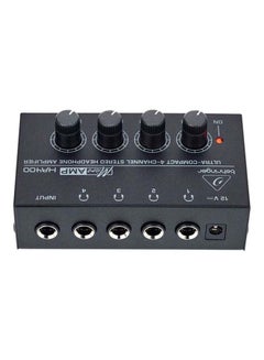 behringer 4-Channel Stereo Headphone Amplifier HA400 Black  - Image 5