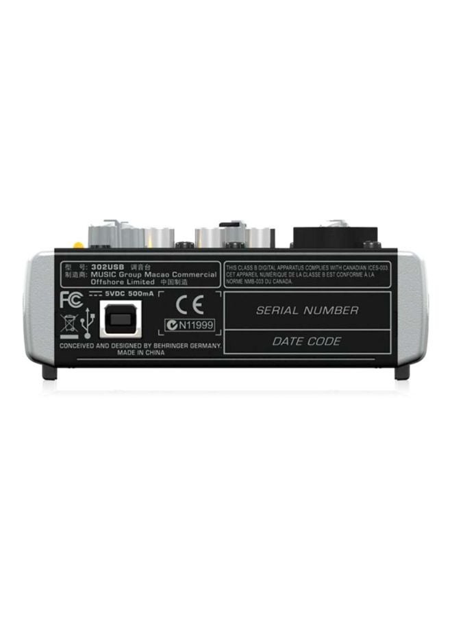 behringer Xenyx USB Mixer 302USB Black  - Image 2