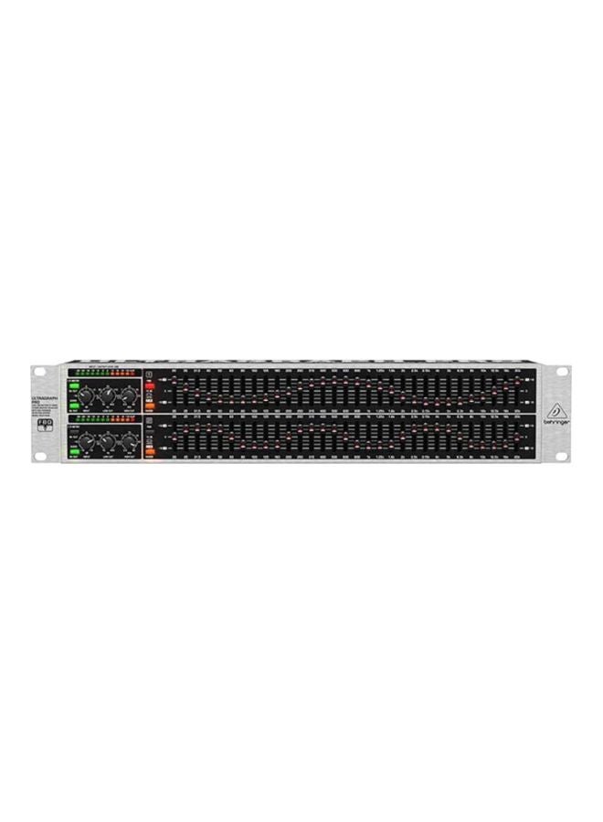 behringer 31-band Stereo Graphic EQ Amplifiers/Pre-Amplifiers FBQ3102HD Black  - Image 1