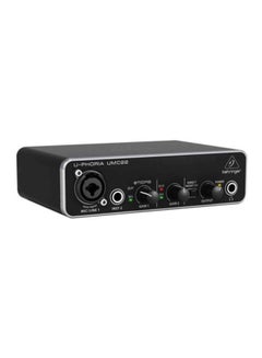 behringer 2-USB Audio Interface Mic Preamplifier UMC22 Black  - Image 2