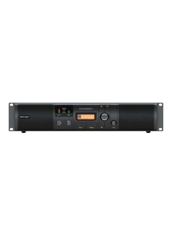 behringer Amplifier With Smart Sense Loudspeaker NX1000D Black - Image 1
