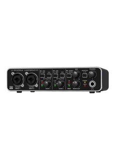 بيهرينغر مضخم صوت بميكروفون بواجهة USB UMC204HD أسود  - Image 2