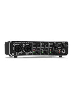 بيهرينغر مضخم صوت بميكروفون بواجهة USB UMC204HD أسود  - Image 3