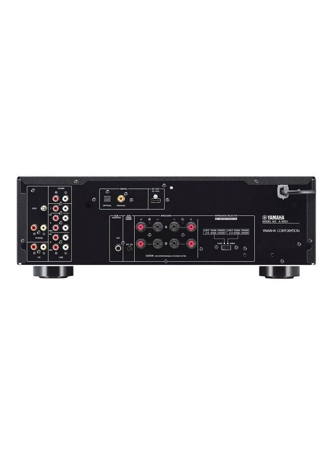 YAMAHA Integrated Amplifier With Converter And Remote A-S501 Black - Image 2