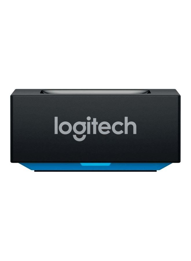 Logitech - Wireless Bluetooth Audio Receiver, Bluetooth Adapter; WITH EU Plug for PC/Mac/Smartphone/Tablet/AV Receiver, 3.5 mm Audio and RCA Outputs to Speakers, One-Push Pairing Button 980-000912/980-000913 Black - Image 1