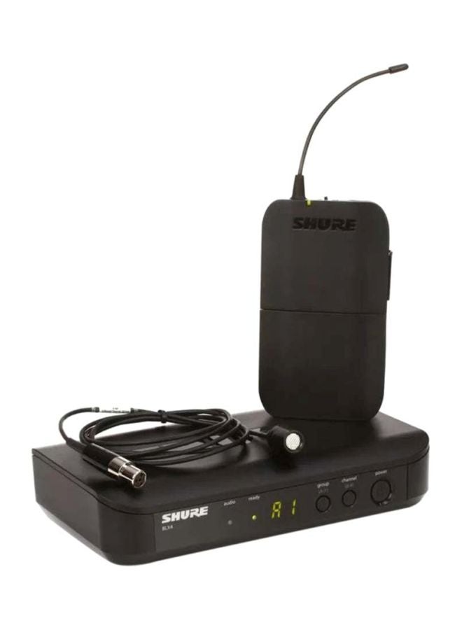 Shure - Wireless Presenter System With Cvl Lavalier Microphone Blx14/Cvl BLX14/CVL-H10 Black - Image 1