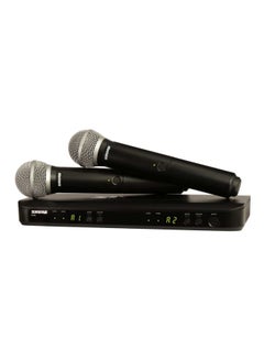Shure Dual-Channel Wireless System BLX288UK/PG58X-K14 Black  - Image 1