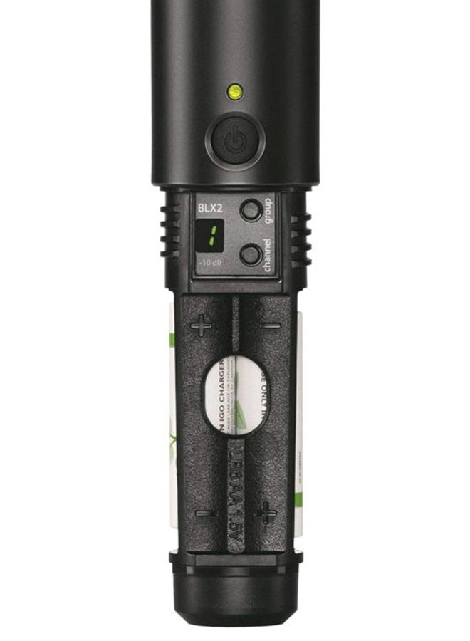 Shure - Handheld Wireless System BLX24/PG58 Black - Image 1